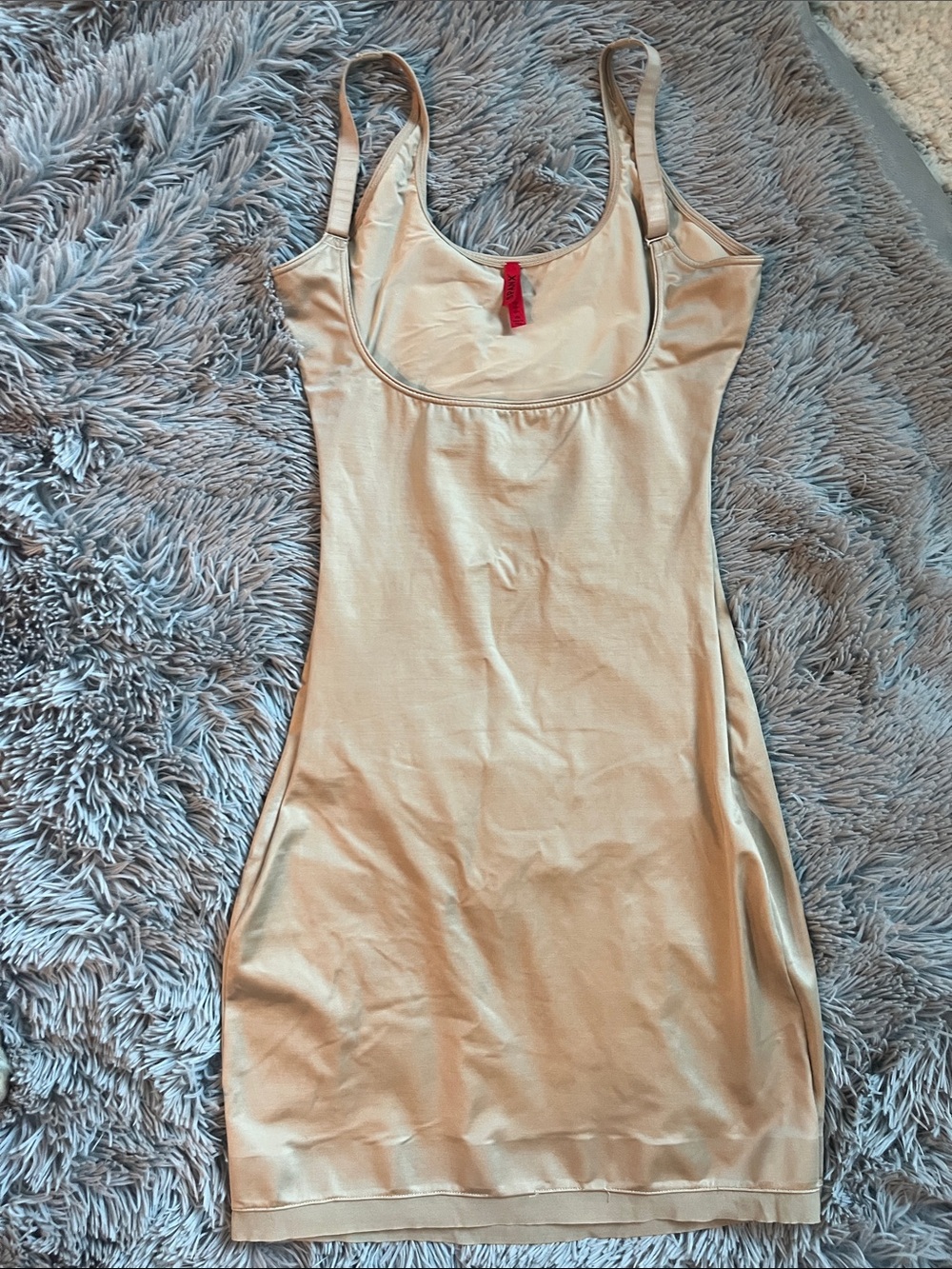 SPANX Beige Shaping Slip Dress